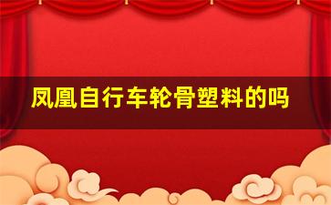 凤凰自行车轮骨塑料的吗