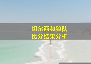 切尔西和狼队比分结果分析