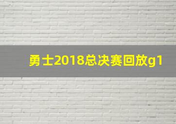 勇士2018总决赛回放g1