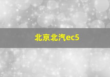 北京北汽ec5