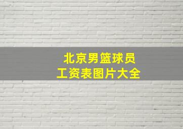 北京男篮球员工资表图片大全