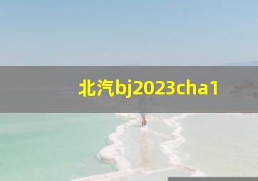 北汽bj2023cha1