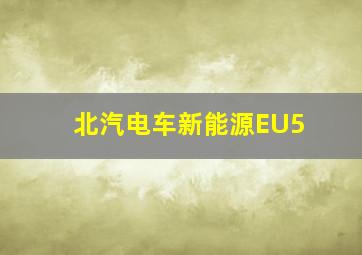 北汽电车新能源EU5