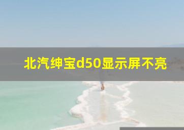 北汽绅宝d50显示屏不亮