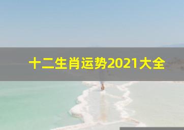 十二生肖运势2021大全