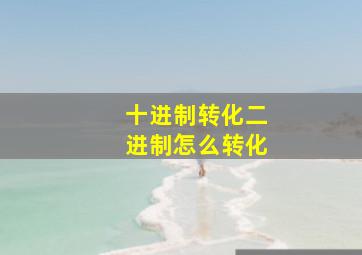 十进制转化二进制怎么转化