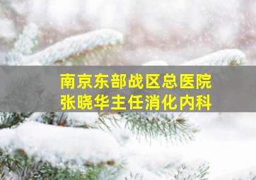 南京东部战区总医院张晓华主任消化内科