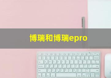 博瑞和博瑞epro