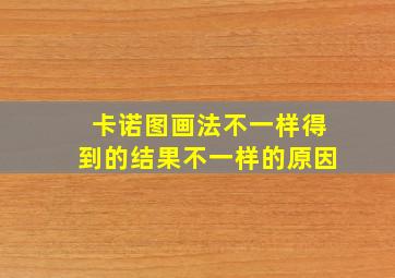 卡诺图画法不一样得到的结果不一样的原因