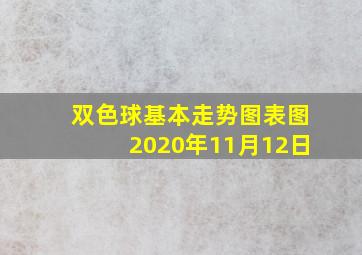 双色球基本走势图表图2020年11月12日