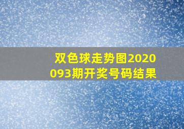 双色球走势图2020093期开奖号码结果