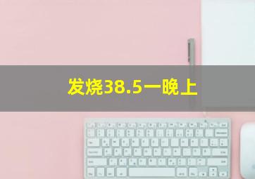 发烧38.5一晚上