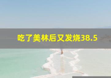 吃了美林后又发烧38.5