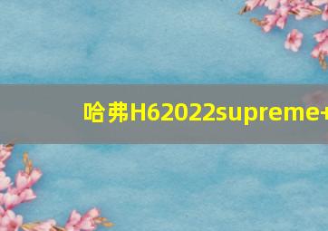 哈弗H62022supreme+