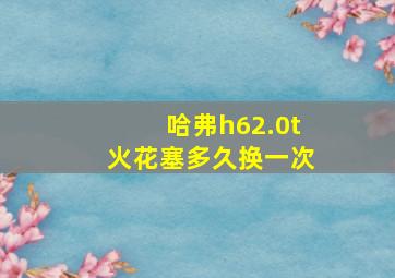 哈弗h62.0t火花塞多久换一次