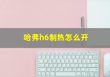 哈弗h6制热怎么开