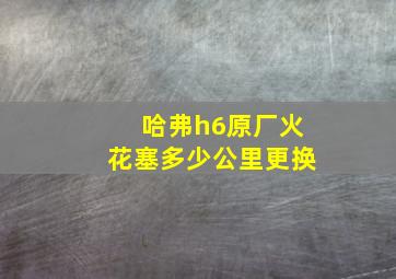 哈弗h6原厂火花塞多少公里更换