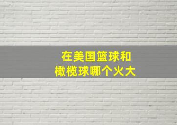 在美国篮球和橄榄球哪个火大