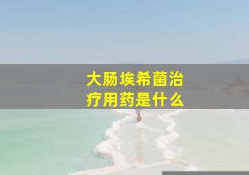 大肠埃希菌治疗用药是什么