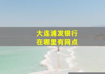 大连浦发银行在哪里有网点