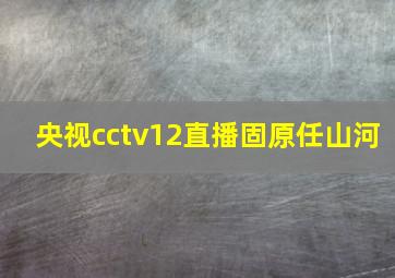 央视cctv12直播固原任山河