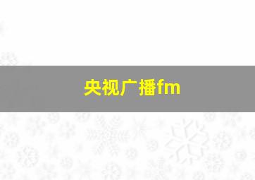 央视广播fm