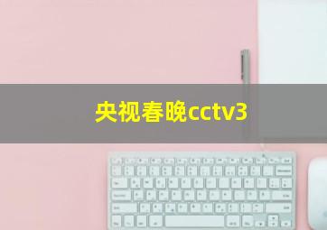 央视春晚cctv3