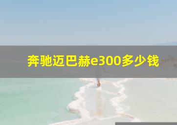 奔驰迈巴赫e300多少钱