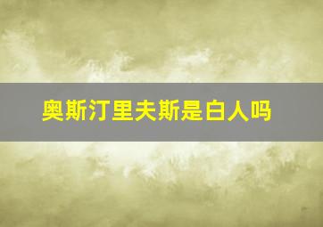 奥斯汀里夫斯是白人吗