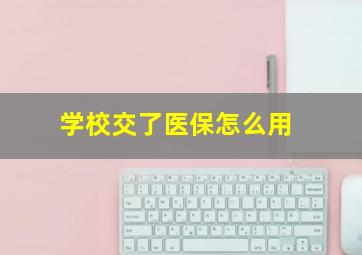 学校交了医保怎么用