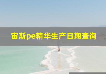 宙斯pe精华生产日期查询