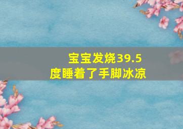 宝宝发烧39.5度睡着了手脚冰凉