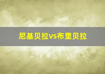 尼基贝拉vs布里贝拉