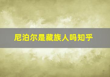 尼泊尔是藏族人吗知乎