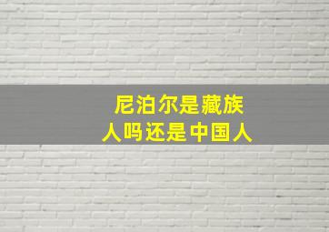 尼泊尔是藏族人吗还是中国人