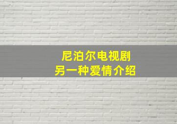 尼泊尔电视剧另一种爱情介绍