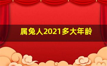 属兔人2021多大年龄