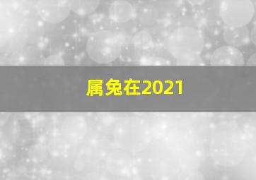 属兔在2021