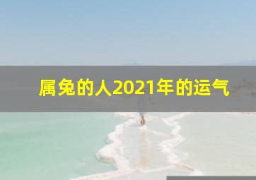 属兔的人2021年的运气