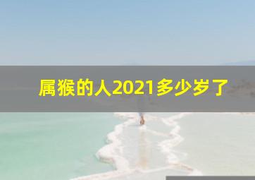 属猴的人2021多少岁了