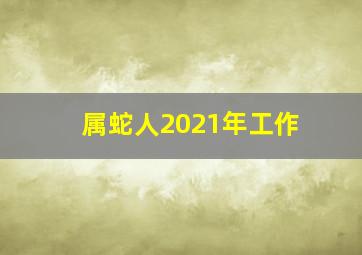 属蛇人2021年工作