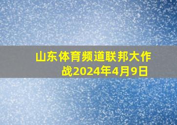 山东体育频道联邦大作战2024年4月9日