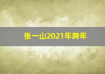 张一山2021年跨年