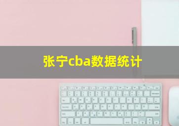 张宁cba数据统计