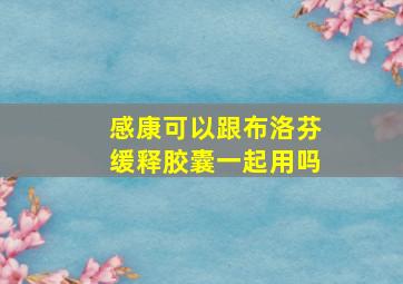 感康可以跟布洛芬缓释胶囊一起用吗