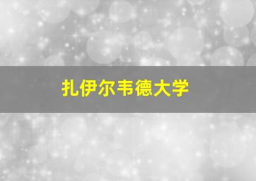 扎伊尔韦德大学