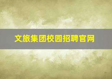 文旅集团校园招聘官网