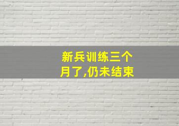 新兵训练三个月了,仍未结束