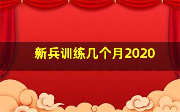 新兵训练几个月2020