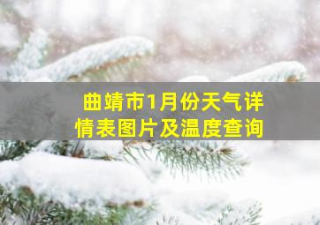 曲靖市1月份天气详情表图片及温度查询